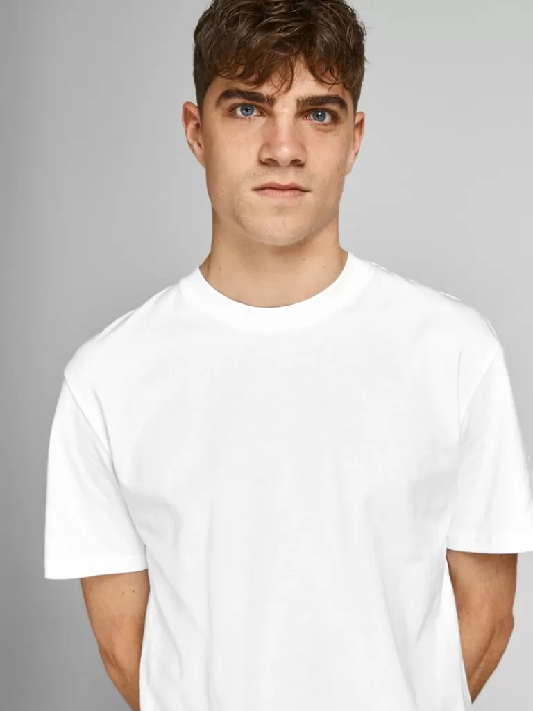 JACK&JONES RELAXED T-SHIRT White-Men T-shirts