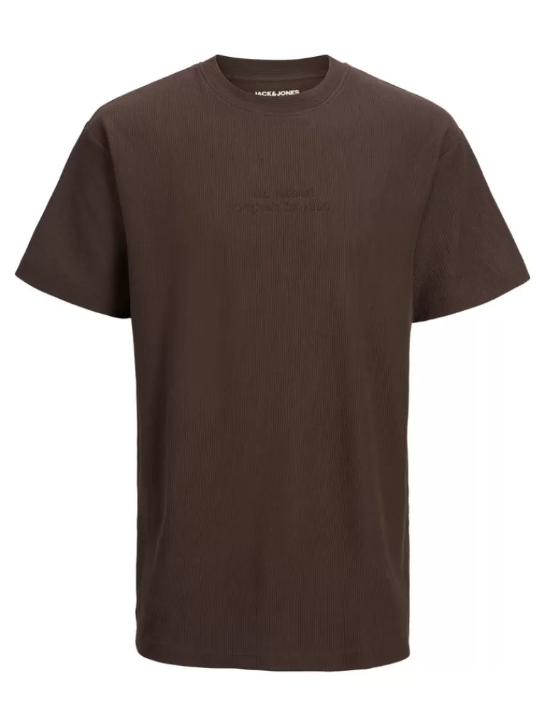 JACK&JONES RIVERSIDE T-SHIRT Seal Brown-Men T-shirts