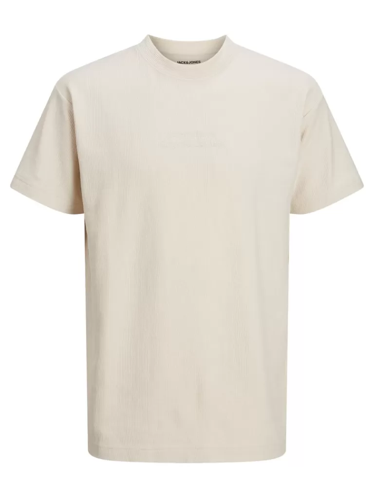 JACK&JONES RIVERSIDE T-SHIRT Moonbeam-Men T-shirts