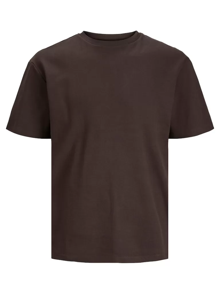 JACK&JONES SANCHEZ RELAXED FIT T-SHIRT Chocolate Torte-Men T-shirts