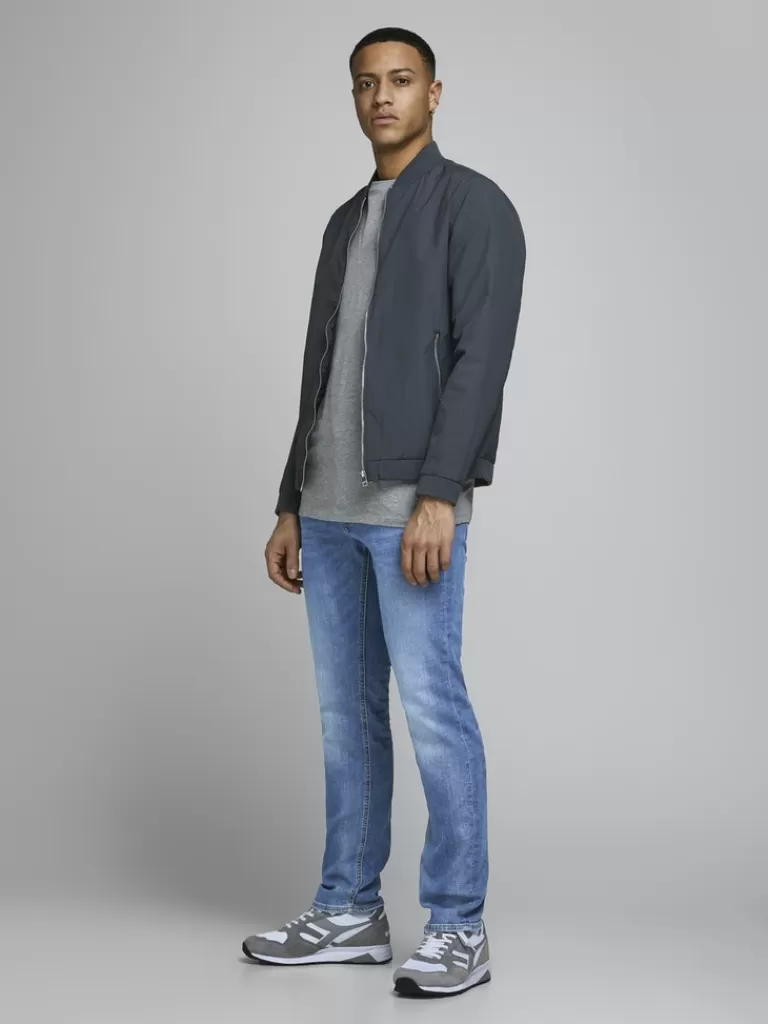 JACK&JONES TIM 781 SLIM STRAIGHT FIT JEANS Blue Denim-Men Tim - Slim Straight Fit | Jeans