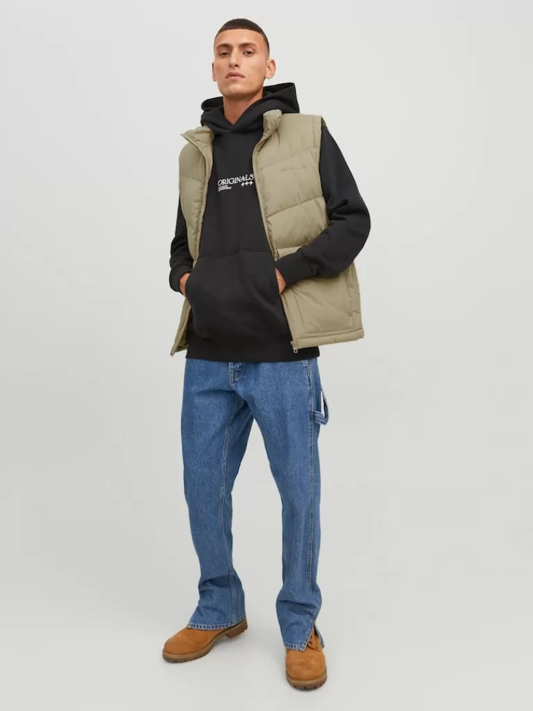 JACK&JONES VESTERBRO HIGH NECK PUFFER VEST Coriander-Men Jackets | Transitional weather | Puffer Jackets | Vests & Bodywarmers | Lightweight | Outerwear | Jackets &Coats