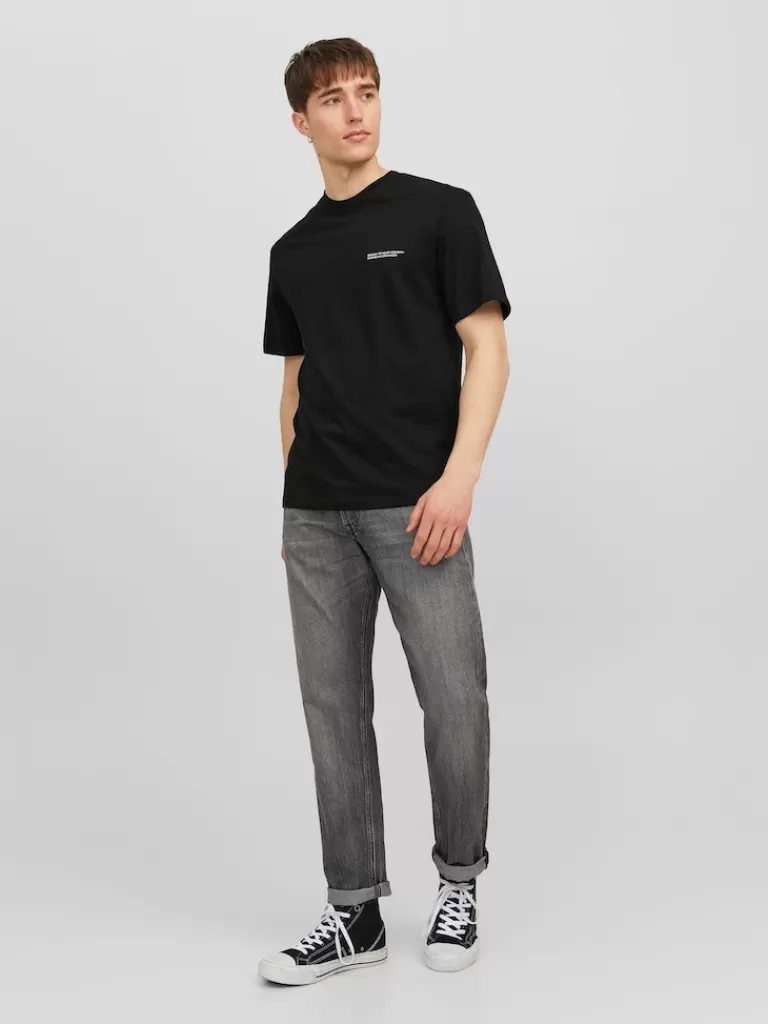 JACK&JONES VESTERBRO RELAXED FIT BACK PRINT T-SHIRT Black-Men T-shirts