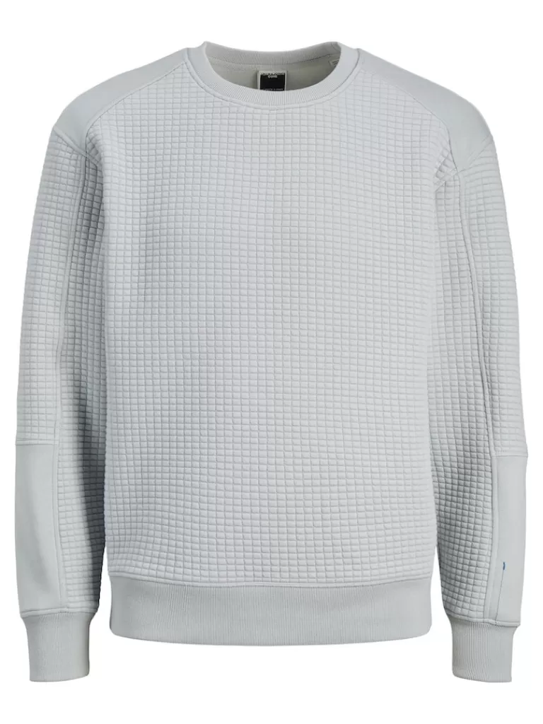 JACK&JONES WORKS TEXTURED SWEATSHIRT High-rise-Men Sweatshirts &Hoodies